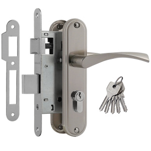 НОРА-М Замок врезной 700А-55 мм (матовый никель) по оптовым ценам в Беларуси