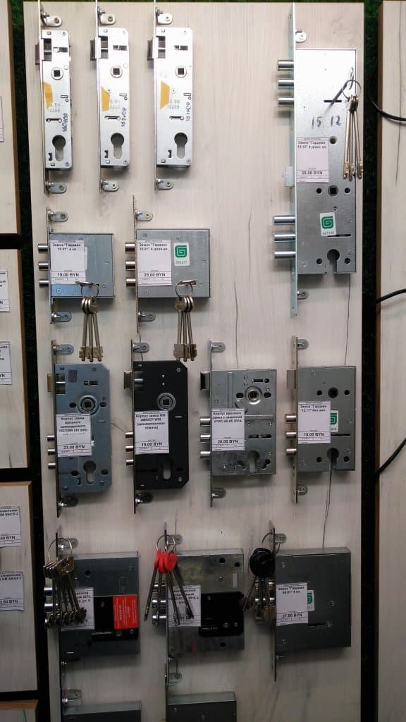 Замки дверные врезные