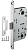 Fuaro PLASTIC P96WC-50 CP Защелка врезная с пластиковым язычком по оптовым ценам в Беларуси