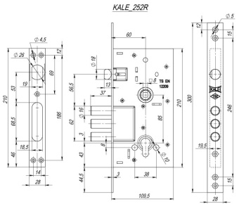 Kale 252R замок врезной цилиндровый чертеж.jpg