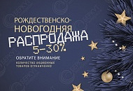 Рождественско-новогодняя распродажа уже началась!